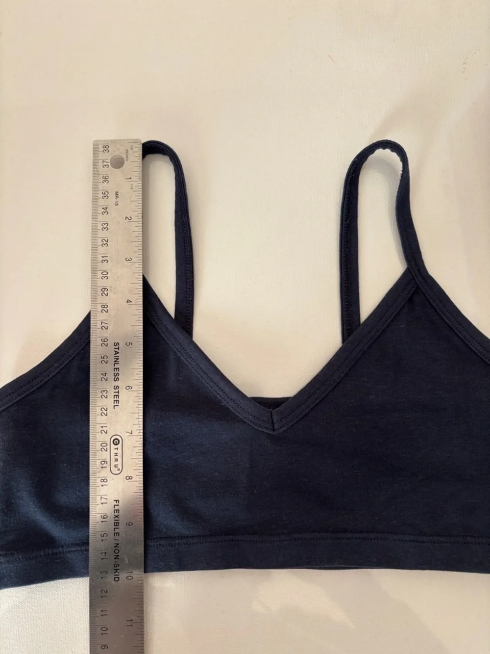 Jungmaven hemp and organic cotton Bralette in Navy, XS - Picture 8 of 10